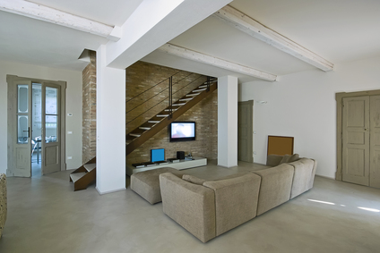 concrete floor home